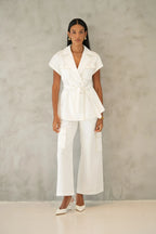 Clara Co-Ord Set - White Utility