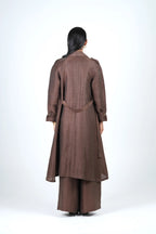 Roma Trench Coat – Mocha Linen Blend