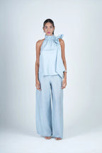 SERAPHINA CO-ORD SET | MIST BLUE