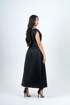 Stella Midi Dress – Black