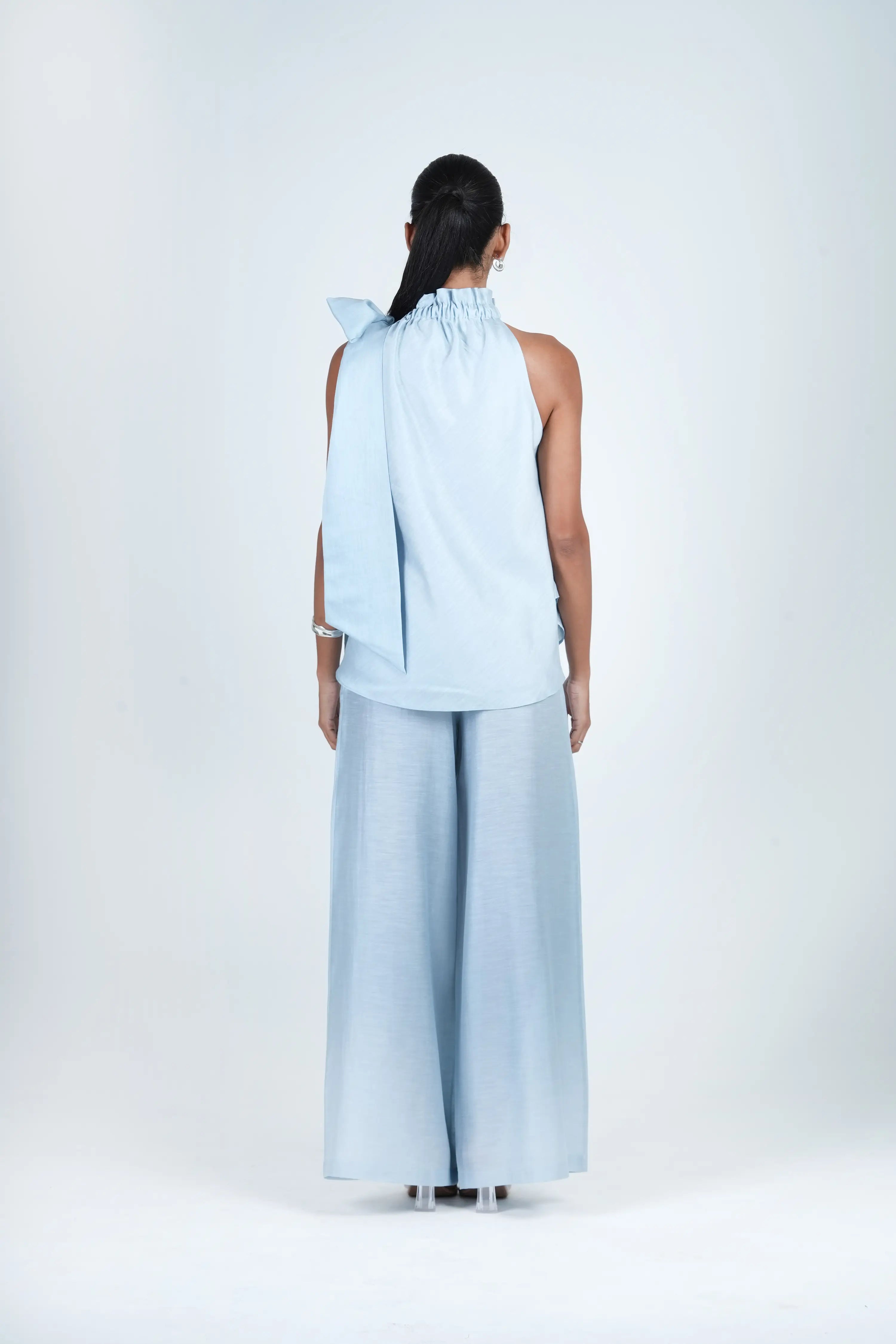 SERAPHINA CO-ORD SET | MIST BLUE