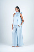 SERAPHINA CO-ORD SET | MIST BLUE