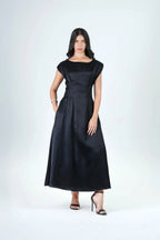 Stella Midi Dress – Black
